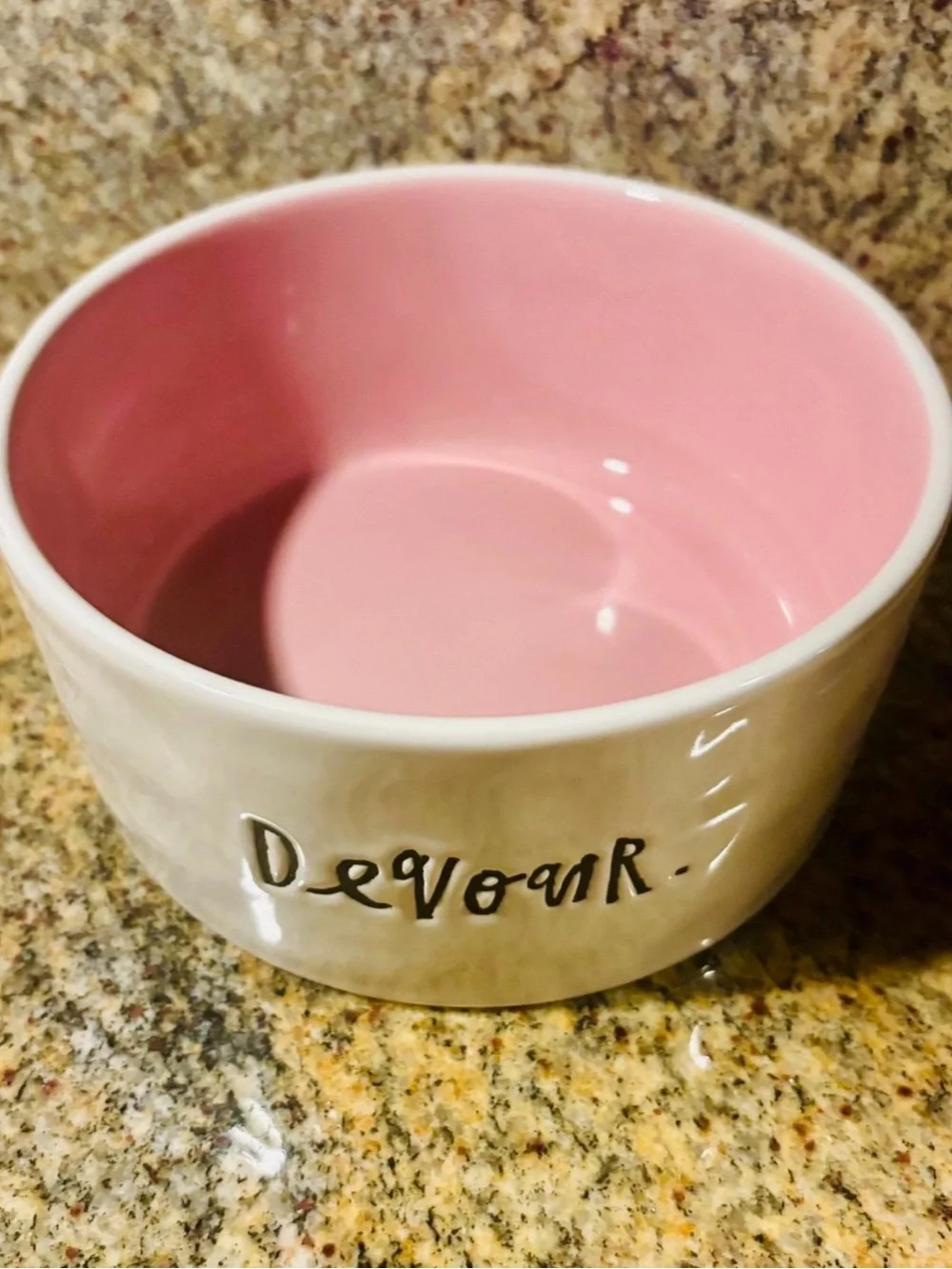 Rae Dunn Devour Pet Bowl - Dog Bowl